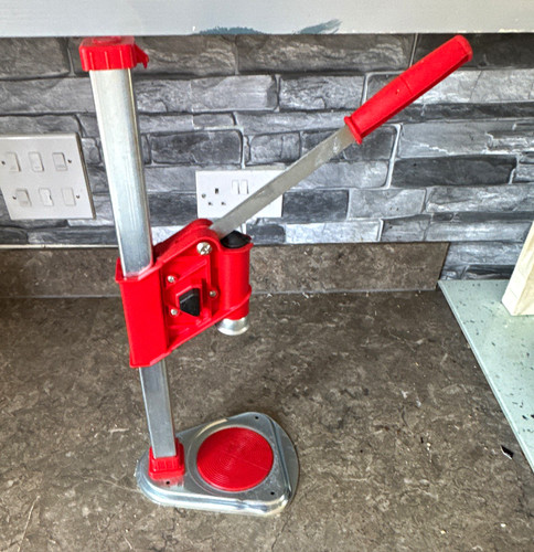 Manual metal bench bottle - metal,