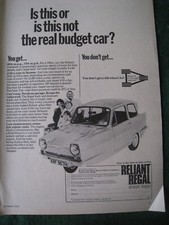 RELIANT REGAL 3-WHEELER CAR