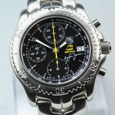 Limited Exc+5 TAG HEUER LINK CT2115 Men's Automatic Watch 41mm Ayrton Senna 898