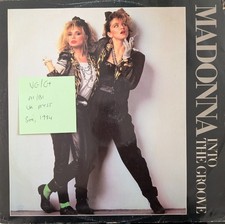 Madonna Into The Groove / Everybody Vinyl Record VG/G+ W 8934 1984