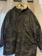 Michealkors Men's White Hooded Parka Puffer Coat Jacket 4x