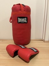 Lonsdale Red Boxing Punch Bag