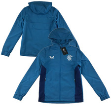 Rangers Football Women's Jacket Castore Blue Lightweight Jacket - New