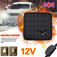 Universal Car Seat Pad Cushion Cover Heating Heater Warm Heated Cold Winter 12V.