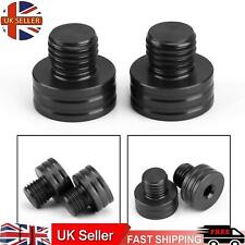 Pair Billet Aluminium M10 Right-hand Motorcycle Motorbike Mirror Blanking Plugs
