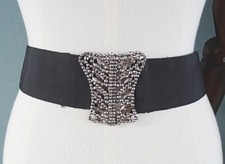 Antique Cut Steel Belt Buckle