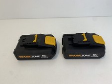 2x Workzone 18v Li-ion 2.0Ah