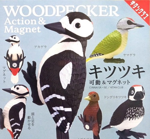Woodpecker movable magnet - woodpecker, &