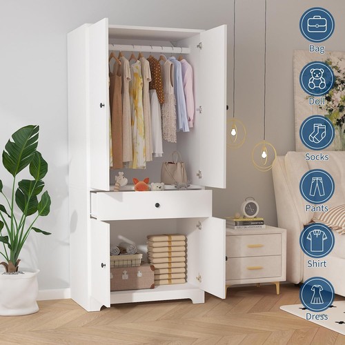 Armoire wardrobe closet - 71",
