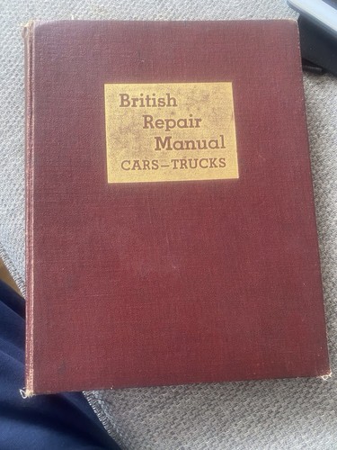 British repair manual cars - british,
