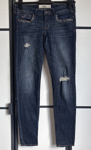 Hollister blue distressed - hollister,