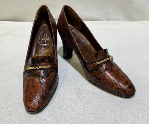 Vintage valter snakeskin court - valter,