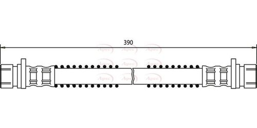 Apec front brake hose for - brake, land