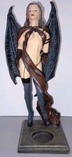 Nemesis Now Dark  Angel-tealight holder very rare as is discontinued 24 cm Tall 