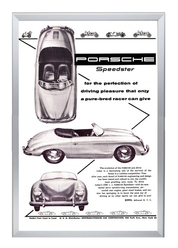 1955 porsche 356 speedster - porsche,