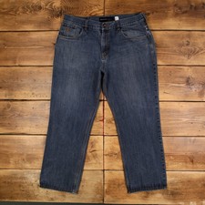 Vintage Rocawear Jeans Pants Trousers 40x33 Y2K Hip Hop Denim Baggy Mens Blue