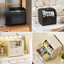 Bread Box Slide Roll Top Bin