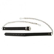 Sporran leather chain belt - chain, and