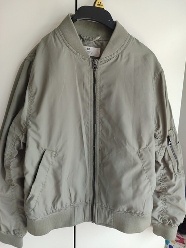 Green khaki jacket bomber - h&m,