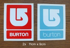 2 Sticker Decal Burton