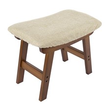 Bamboo Low Footstool W/ Soft