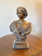 Antique bronze bust - bronze, of