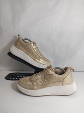 Womens XTI Golden Trainers EU  40 UK 7 Casual Shoes
