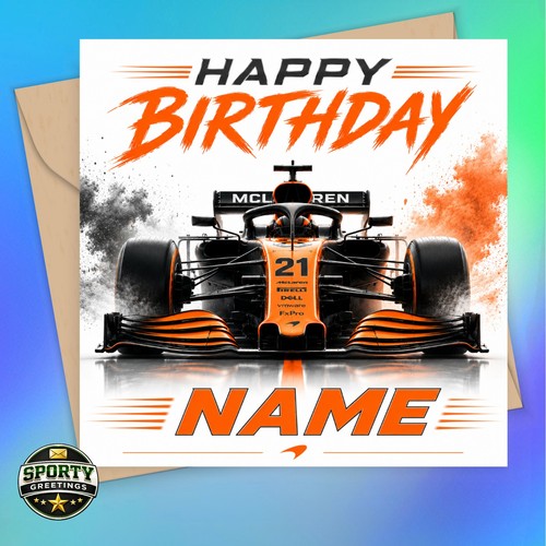 Personalised birthday card - f1,