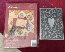 Pricking Cushion & Layering Hearts Embossing Folder & Stamp Set.  NEW