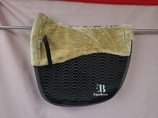 EquiBoss Saddlecloth GP, Large Size, Black/Cream.(ref 98G)