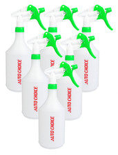 8 x Green Trigger Spray Bottles with Premium Canyon Triggers 1000ml Valeting