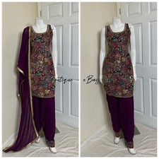 Indian Asian Punjabi Patiala Salwar Suit UK 10 / 12 (38”)