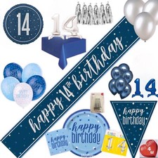 Blue 14th & Happy Birthday