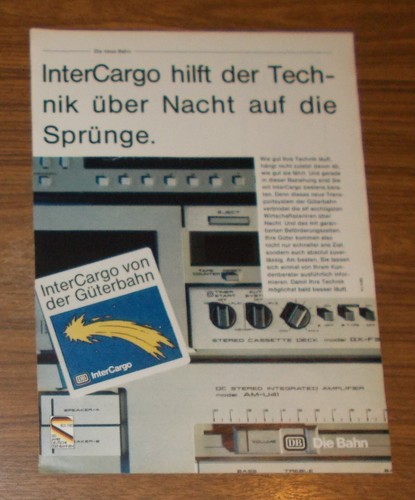 Rare advertising deutsche - deutsche, bahn