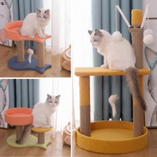 Cat Tree Car Tower Scratching Pole Sisal Post Pad Scratcher Play Stand Scratch