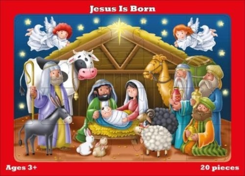 Jesus born jigsaw puzzle - born,