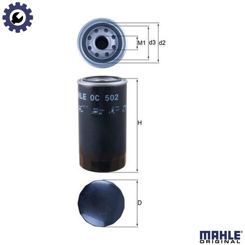 Oil filter 502 - oil, for
