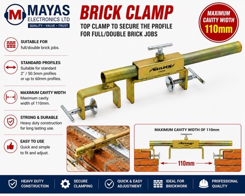 Brick clamp top - -top, for