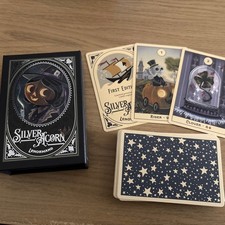 Silver acorn lenormand - silver,
