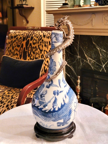 Chinese blue white porcelain - chinese, &