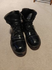 MOD/Army hob nail ceremonial ammo boots, size 8