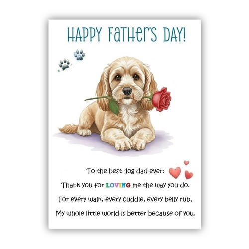 Father day card from - card, the