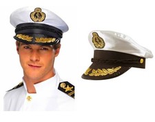 Adult Captain Hat Satin Yacht