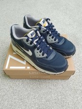 Nike Air Max 90 – UK Size 3.5 – Navy / White / Yellow