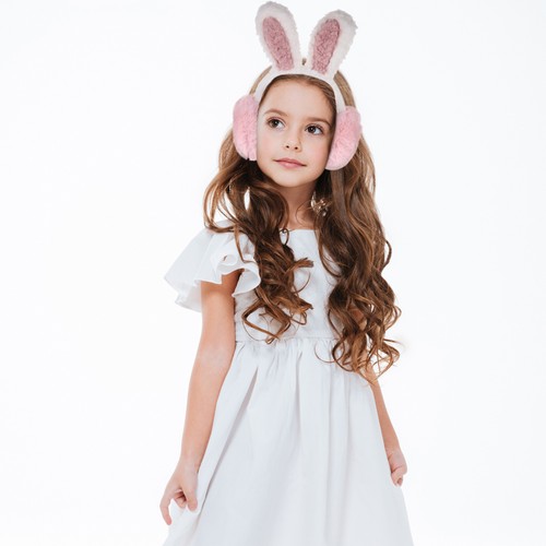 Adorable rabbit ear earmuff - rabbit,