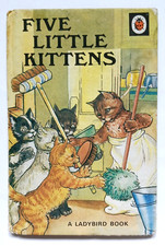 Vintage Ladybird Book, Five Little Kittens 1975-78, series 401, 24p, Gd-VGC