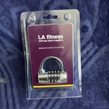LA Fitness High Security Combination Pad Lock  CR206