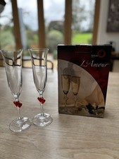 Stölzle Lausitz L´amour Sparkling Wine Flutes - 175 ml, Set of 2