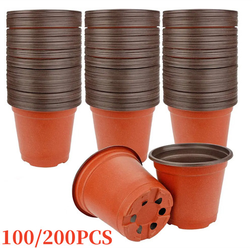 100 200pcs small nursery pots - 100/200pcs,