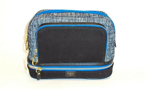 Fossil ivy black blue white - fossil, black,blue,white